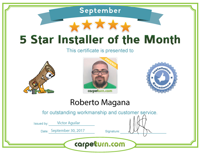 Installer of the Month